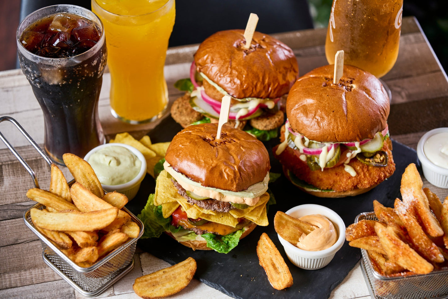 Burgermenu med det hele til KUN 94 kr. - spar op til 50%
