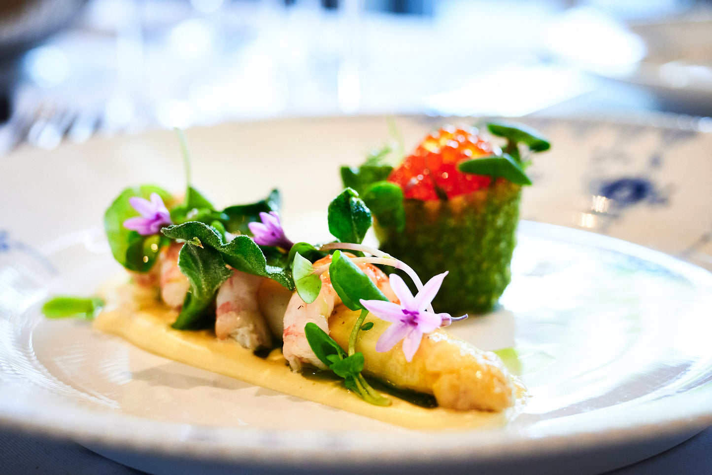 Sommermenu på Mortens Kro med 6 serveringer til 425 kr.