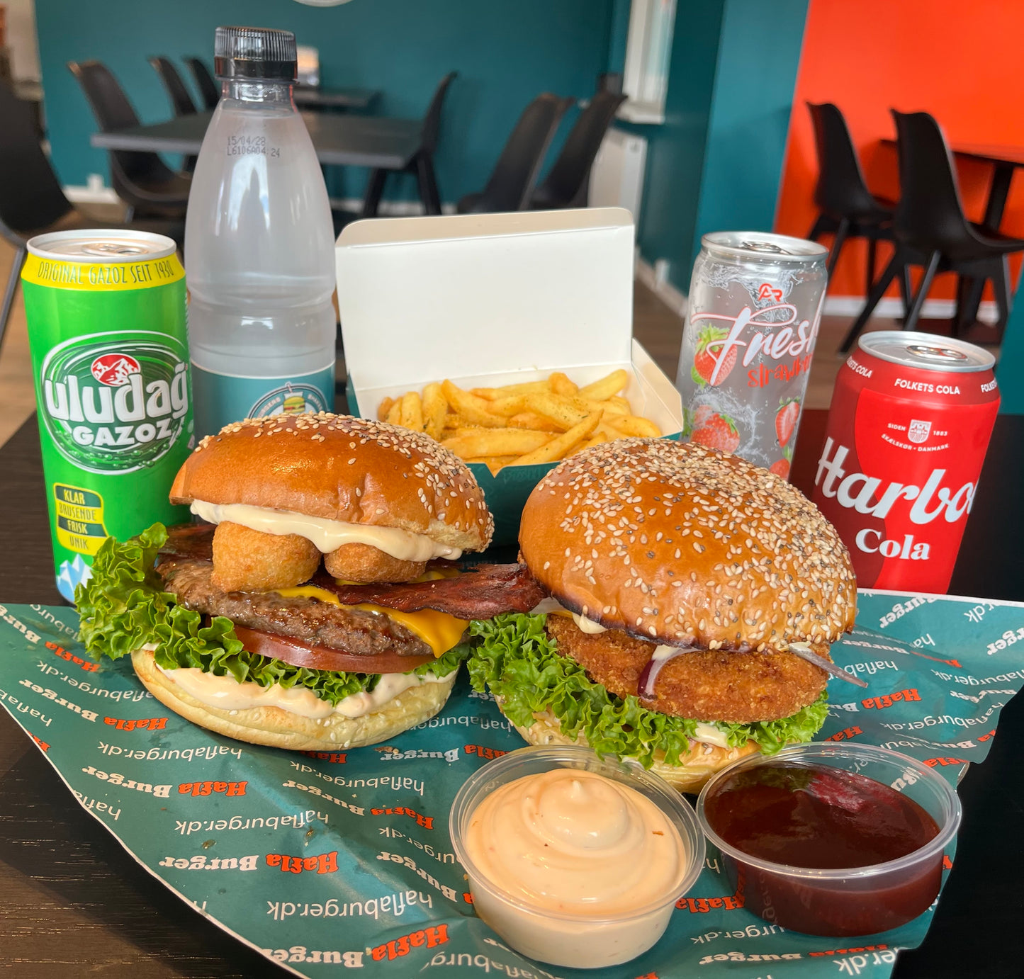 Kun 99 kr. - valgfri burgermenu hos Hafla Burger