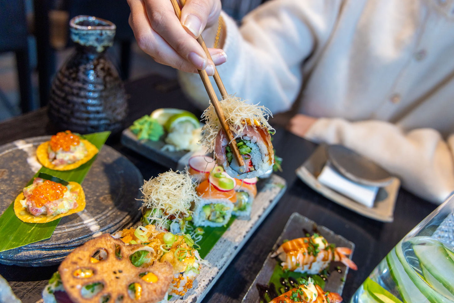 Luksuriøs sushi-menu på Karma Sushi til en vild pris